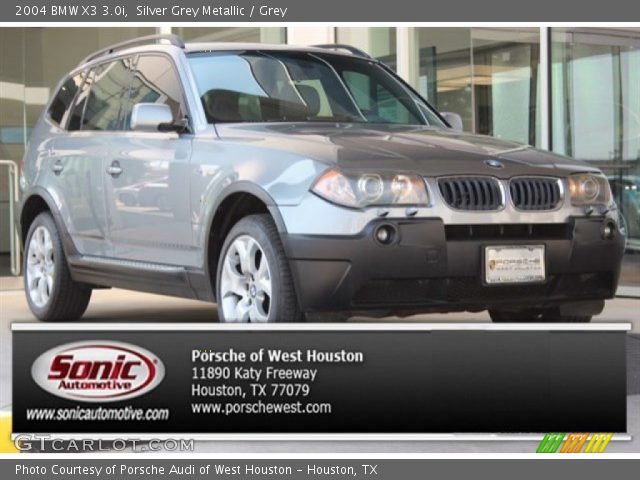 2004 BMW X3 3.0i in Silver Grey Metallic