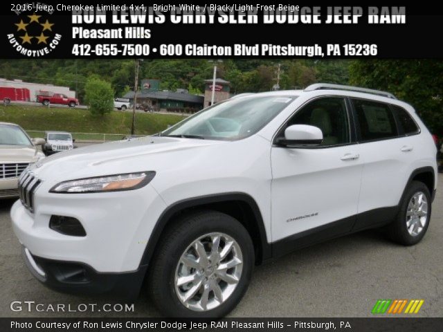 2016 Jeep Cherokee Limited 4x4 in Bright White