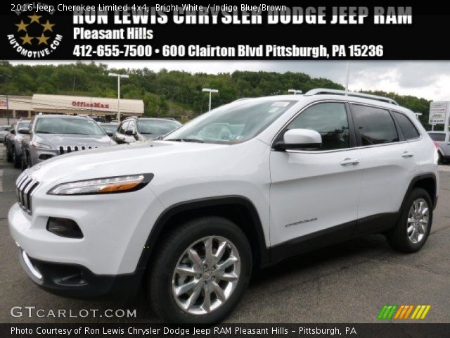 2016 Jeep Cherokee Limited 4x4 in Bright White