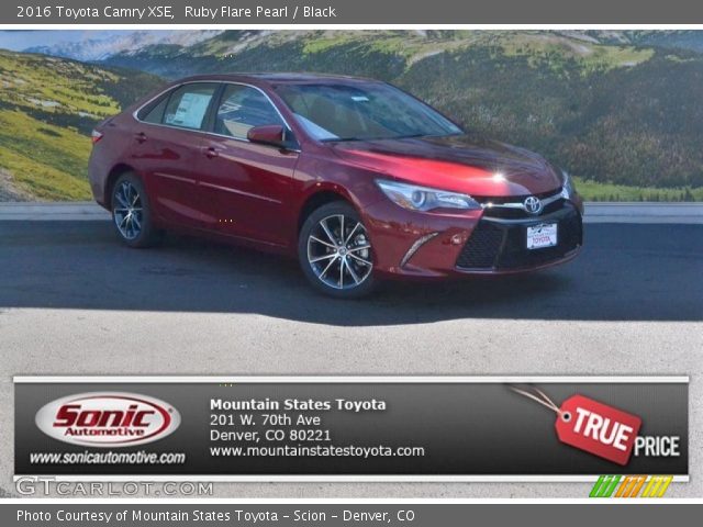 2016 Toyota Camry XSE in Ruby Flare Pearl