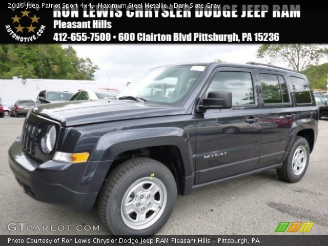 2016 Jeep Patriot Sport 4x4 in Maximum Steel Metallic