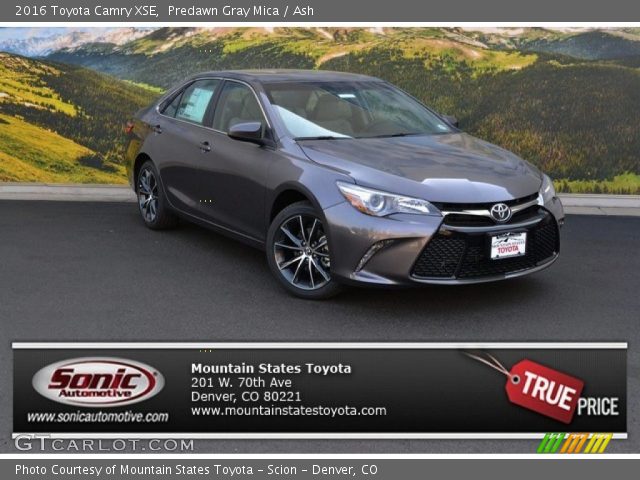 2016 Toyota Camry XSE in Predawn Gray Mica