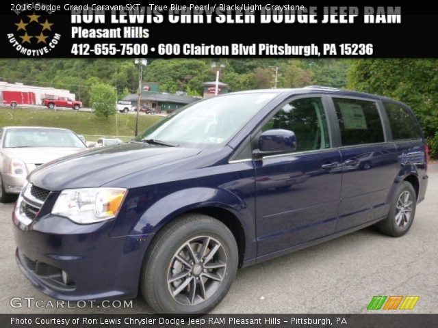 2016 Dodge Grand Caravan SXT in True Blue Pearl