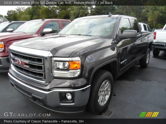 2015 GMC Sierra 1500 SLE Double Cab 4x4 in Iridium Metallic