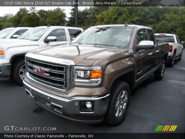 2015 GMC Sierra 1500 SLT Double Cab 4x4 in Bronze Alloy Metallic