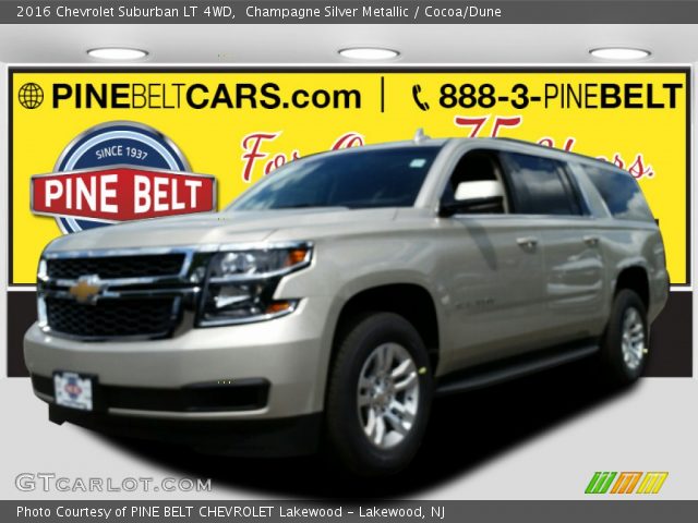 2016 Chevrolet Suburban LT 4WD in Champagne Silver Metallic