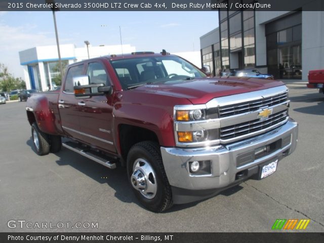 2015 Chevrolet Silverado 3500HD LTZ Crew Cab 4x4 in Deep Ruby Metallic