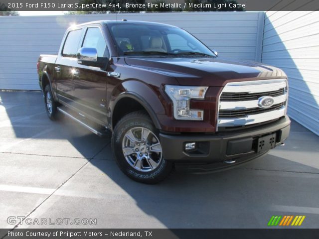 2015 Ford F150 Lariat SuperCrew 4x4 in Bronze Fire Metallic