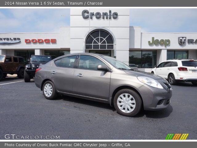 2014 Nissan Versa 1.6 SV Sedan in Titanium