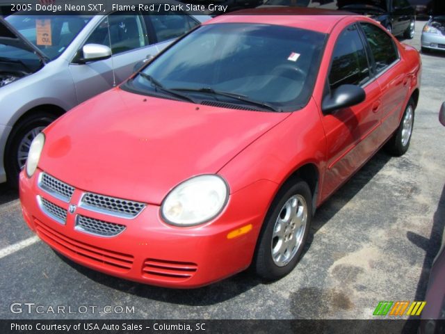 2005 Dodge Neon SXT in Flame Red