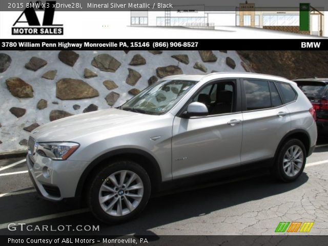 2015 BMW X3 xDrive28i in Mineral Silver Metallic