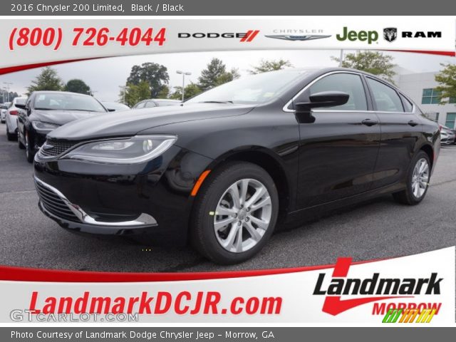 2016 Chrysler 200 Limited in Black