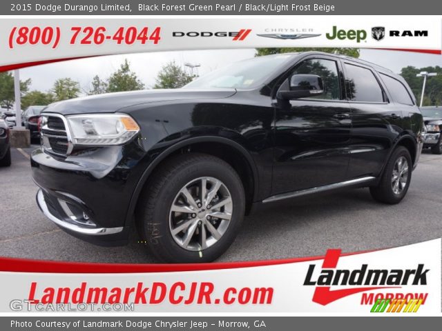 2015 Dodge Durango Limited in Black Forest Green Pearl