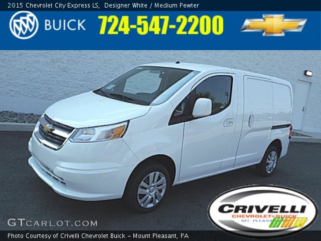2015 Chevrolet City Express LS in Designer White