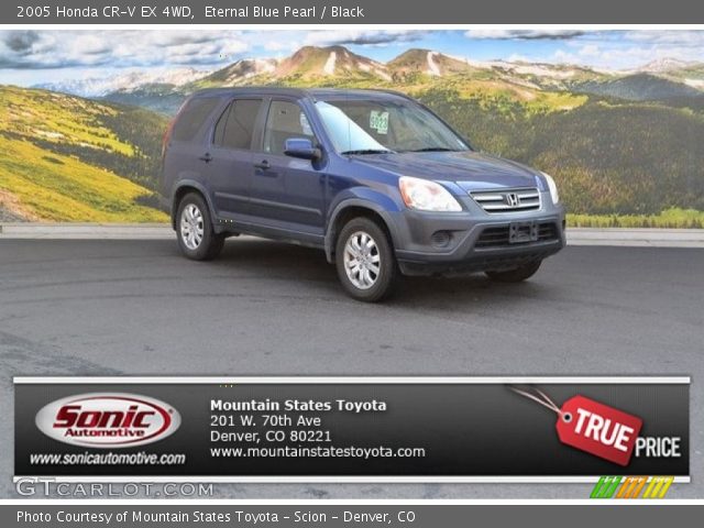 2005 Honda CR-V EX 4WD in Eternal Blue Pearl