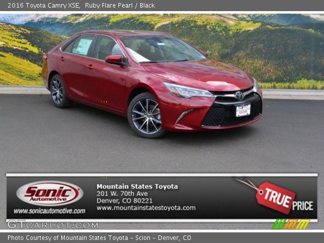 2016 Toyota Camry XSE in Ruby Flare Pearl