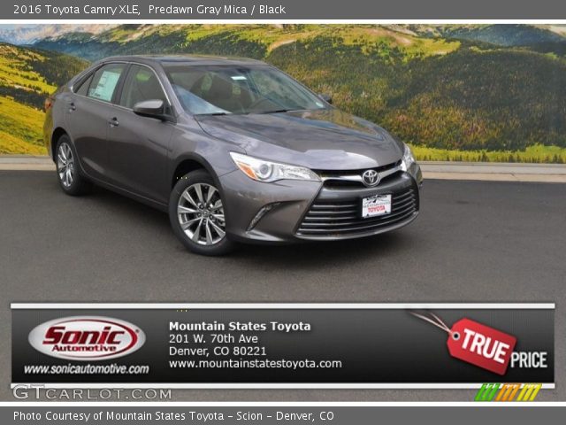 2016 Toyota Camry XLE in Predawn Gray Mica