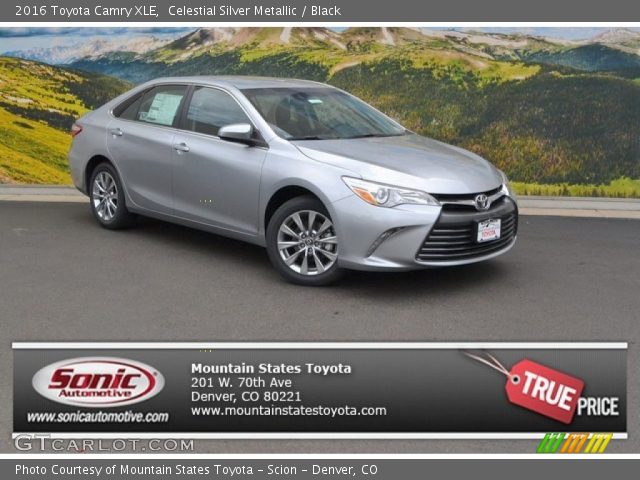 2016 Toyota Camry XLE in Celestial Silver Metallic