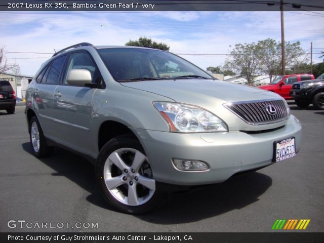 2007 Lexus RX 350 in Bamboo Green Pearl