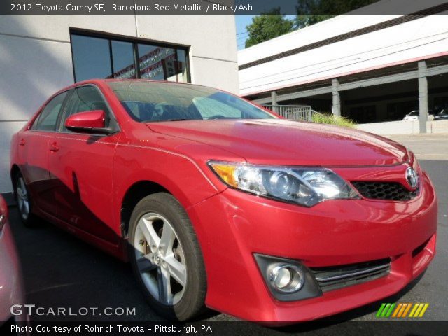 2012 Toyota Camry SE in Barcelona Red Metallic