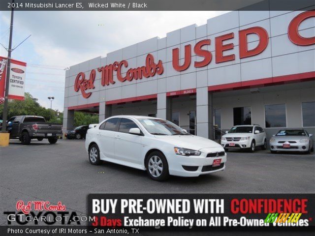 2014 Mitsubishi Lancer ES in Wicked White