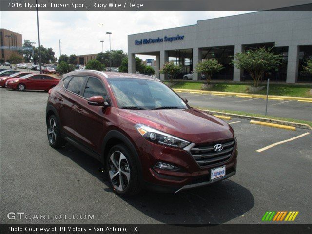 2016 Hyundai Tucson Sport in Ruby Wine