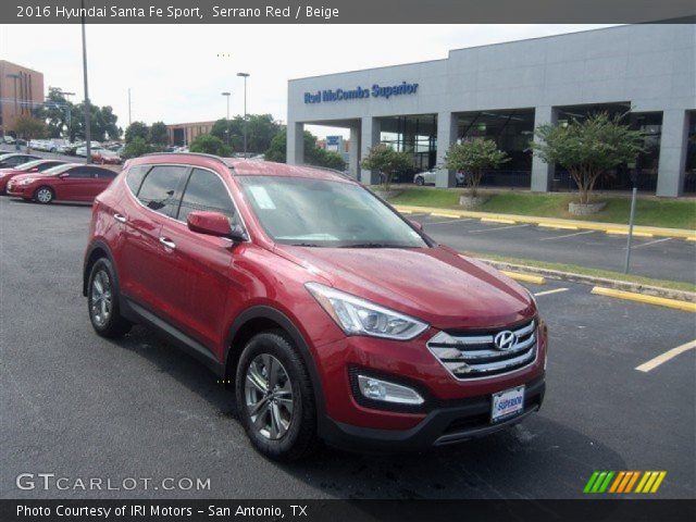 2016 Hyundai Santa Fe Sport  in Serrano Red