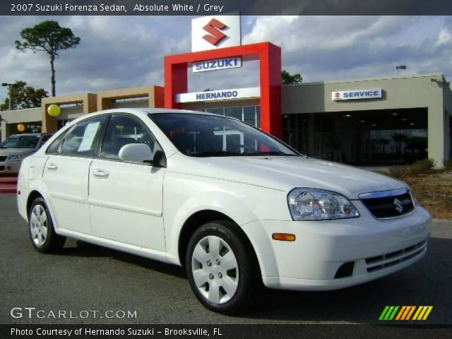 2007 Suzuki Forenza Sedan in Absolute White