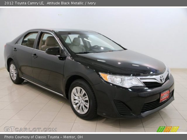 2012 Toyota Camry LE in Attitude Black Metallic