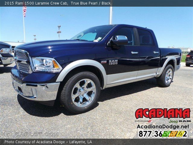 2015 Ram 1500 Laramie Crew Cab in True Blue Pearl