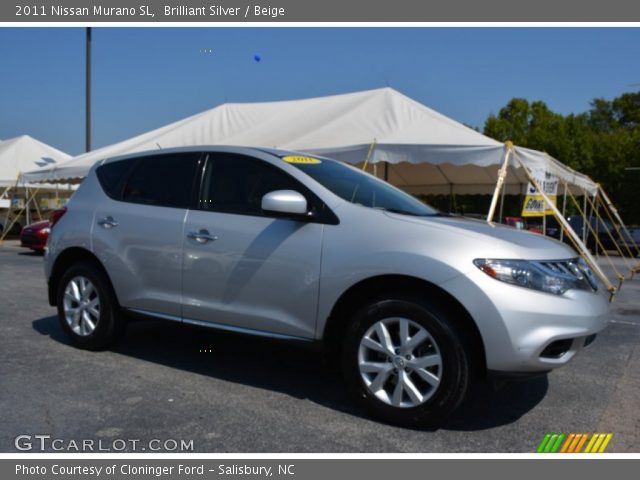 2011 Nissan Murano SL in Brilliant Silver