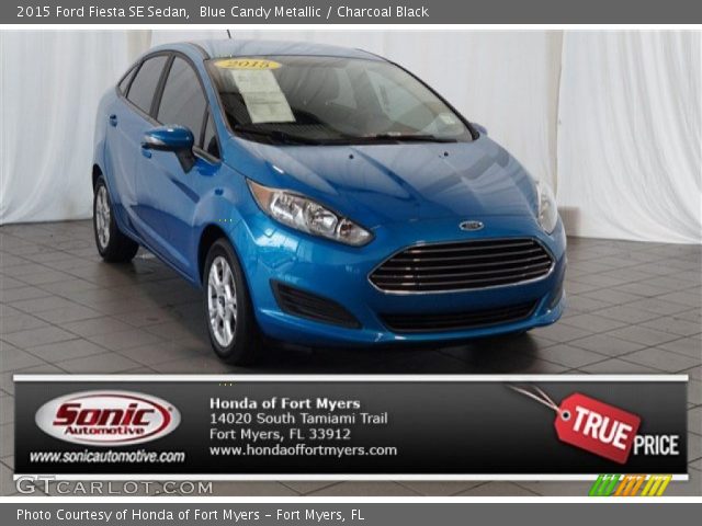 2015 Ford Fiesta SE Sedan in Blue Candy Metallic