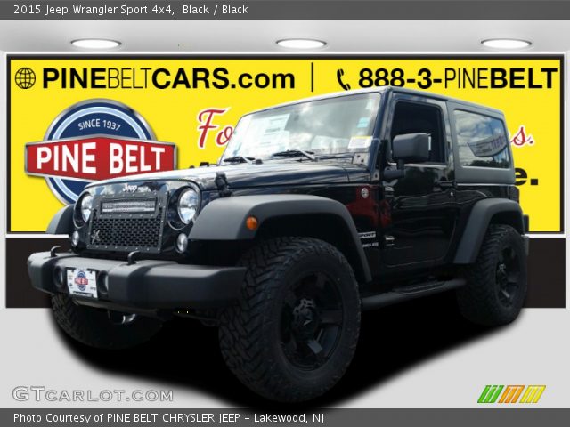 2015 Jeep Wrangler Sport 4x4 in Black