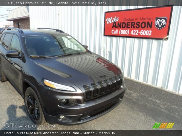 2016 Jeep Cherokee Latitude in Granite Crystal Metallic