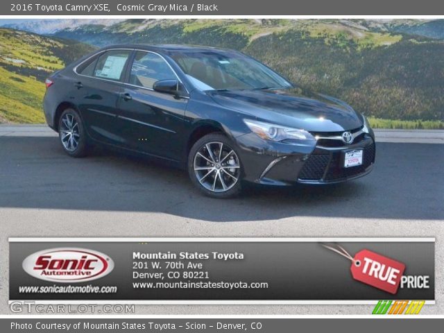 2016 Toyota Camry XSE in Cosmic Gray Mica