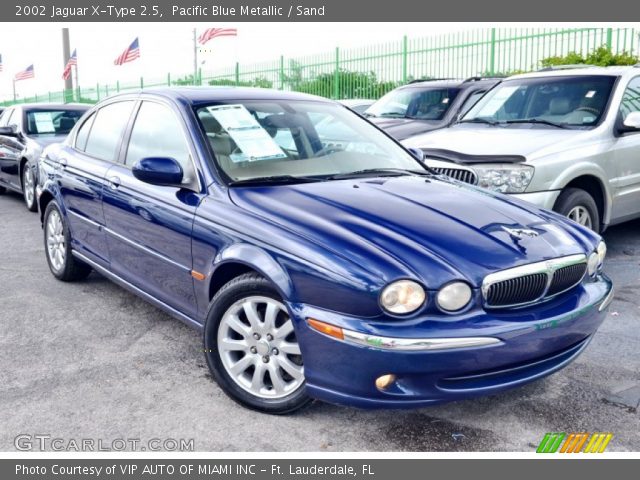 2002 Jaguar X-Type 2.5 in Pacific Blue Metallic