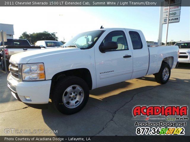 2011 Chevrolet Silverado 1500 LT Extended Cab in Summit White