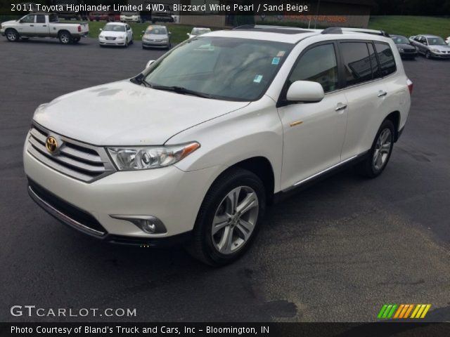 2011 Toyota Highlander Limited 4WD in Blizzard White Pearl