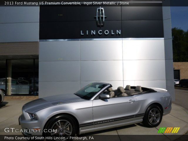 2013 Ford Mustang V6 Premium Convertible in Ingot Silver Metallic