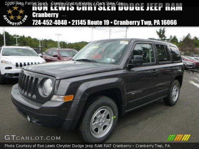 2016 Jeep Patriot Sport in Granite Crystal Metallic