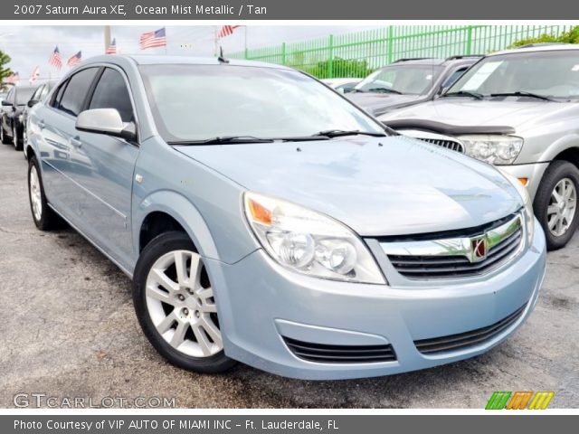 2007 Saturn Aura XE in Ocean Mist Metallic