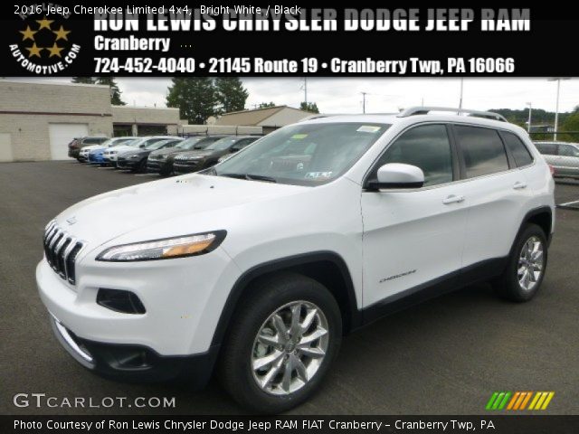2016 Jeep Cherokee Limited 4x4 in Bright White