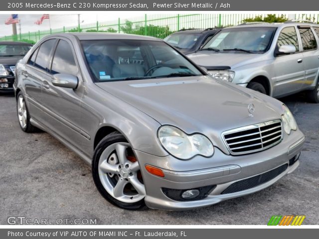 2005 Mercedes-Benz C 230 Kompressor Sedan in Pewter Silver Metallic