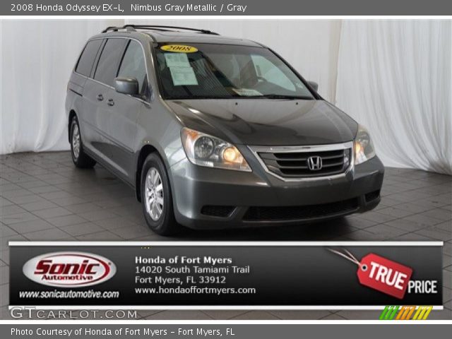 2008 Honda Odyssey EX-L in Nimbus Gray Metallic