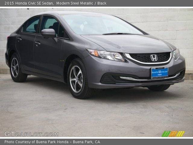 2015 Honda Civic SE Sedan in Modern Steel Metallic