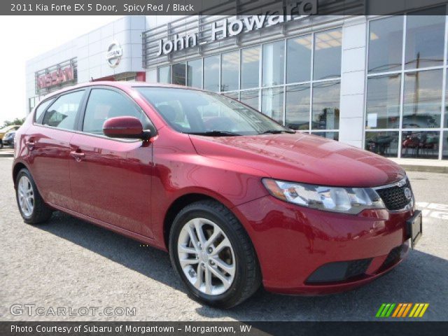 2011 Kia Forte EX 5 Door in Spicy Red