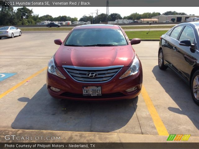2011 Hyundai Sonata SE in Venetian Red