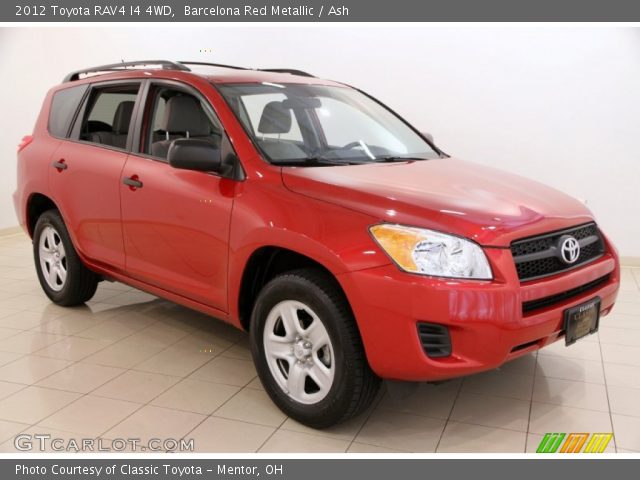 2012 Toyota RAV4 I4 4WD in Barcelona Red Metallic