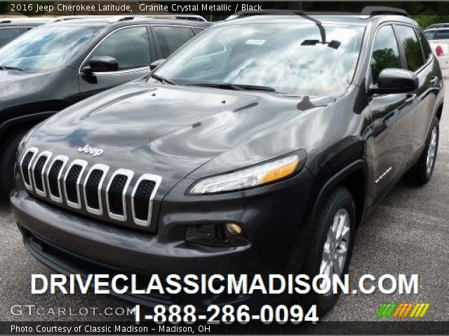 2016 Jeep Cherokee Latitude in Granite Crystal Metallic