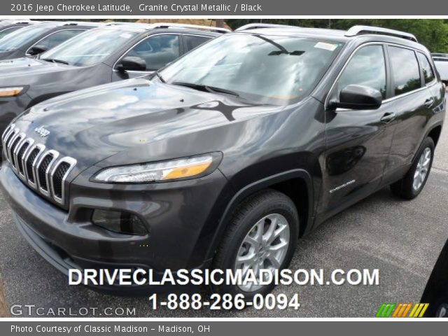 2016 Jeep Cherokee Latitude in Granite Crystal Metallic